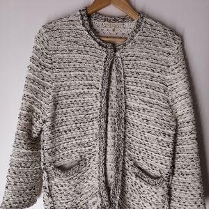 MAJE THICK COTTON CARDIGAN SIZE 3